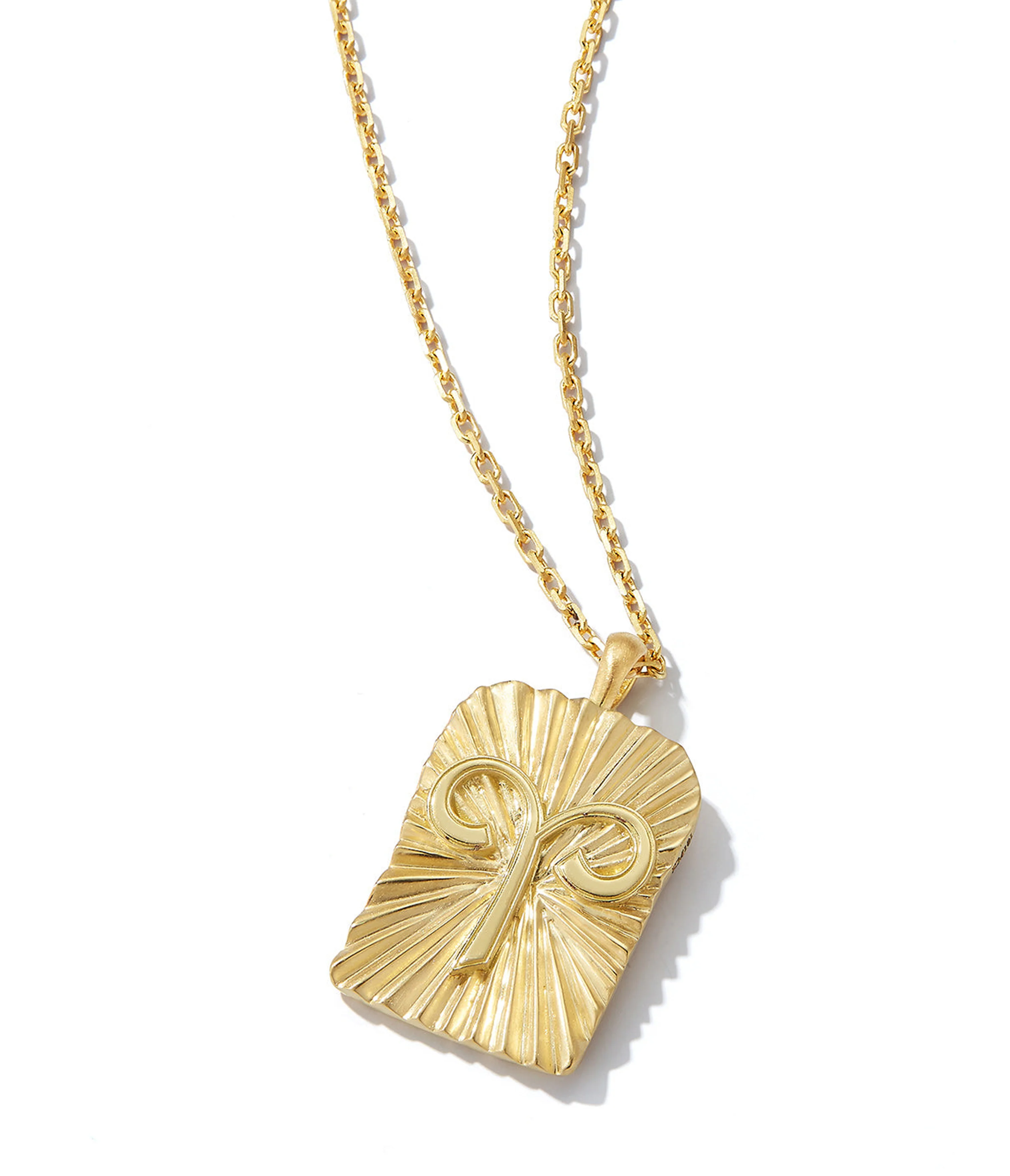 Aries Zodiac Pendant Necklace - Image 3