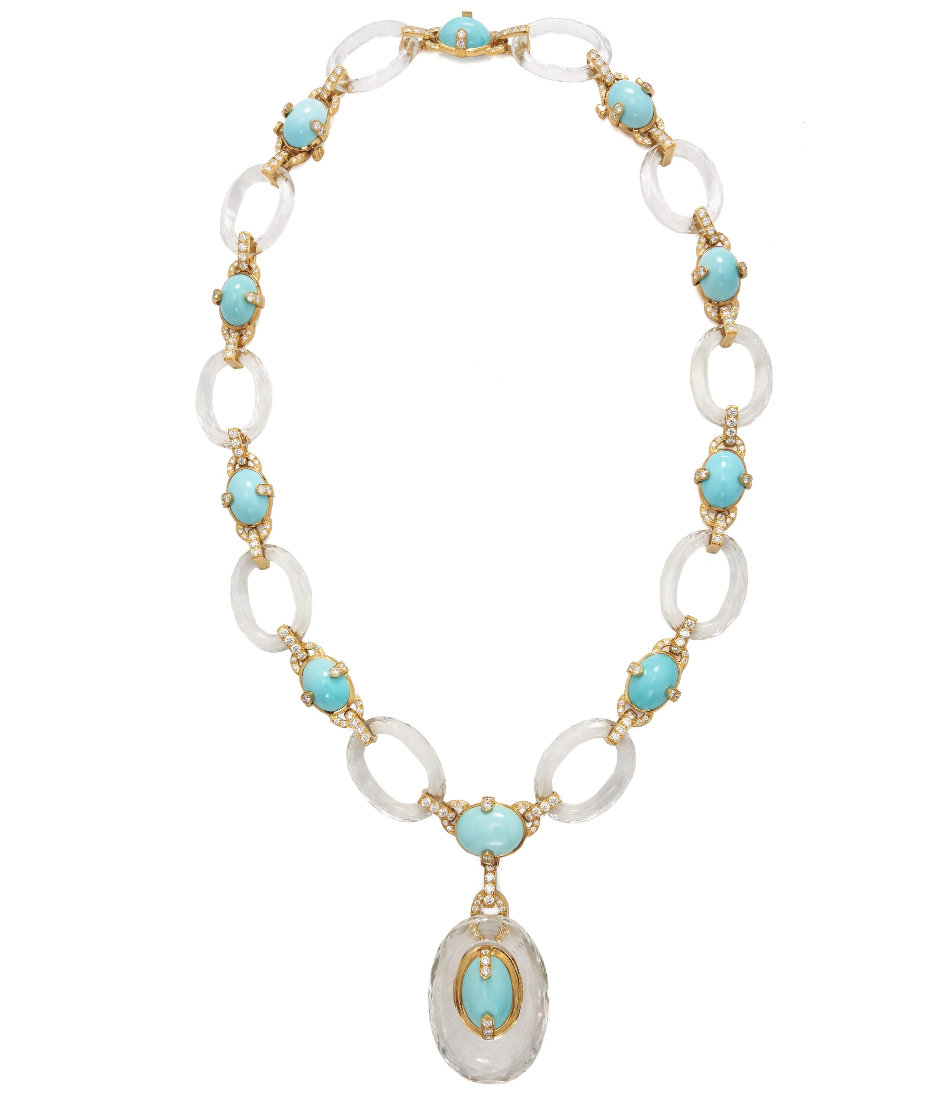 Cabochon Turquoise Necklace