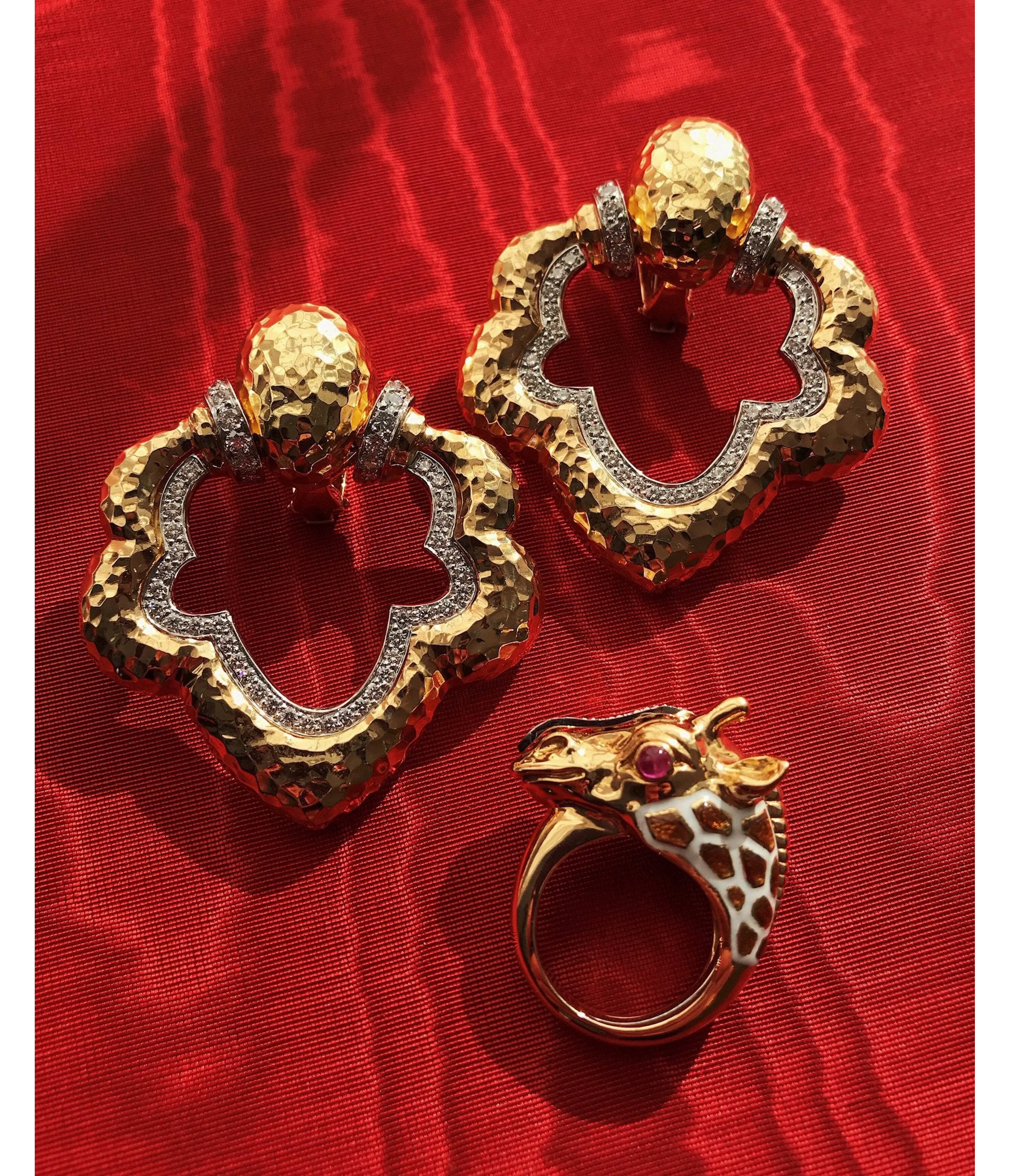 Giraffe Ring, Ruby Eyes - Image 2