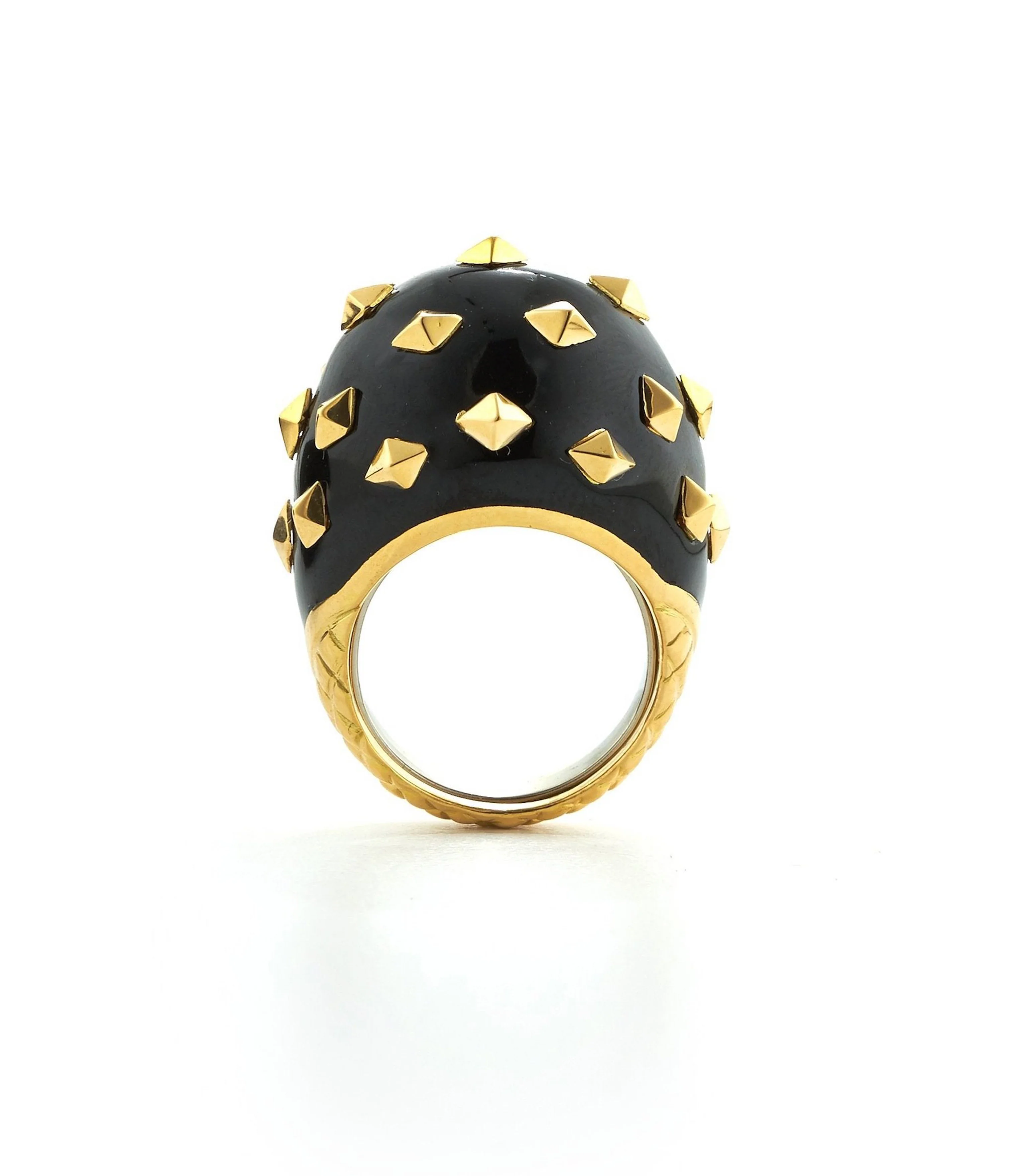 Jackie Ring, Black Enamel