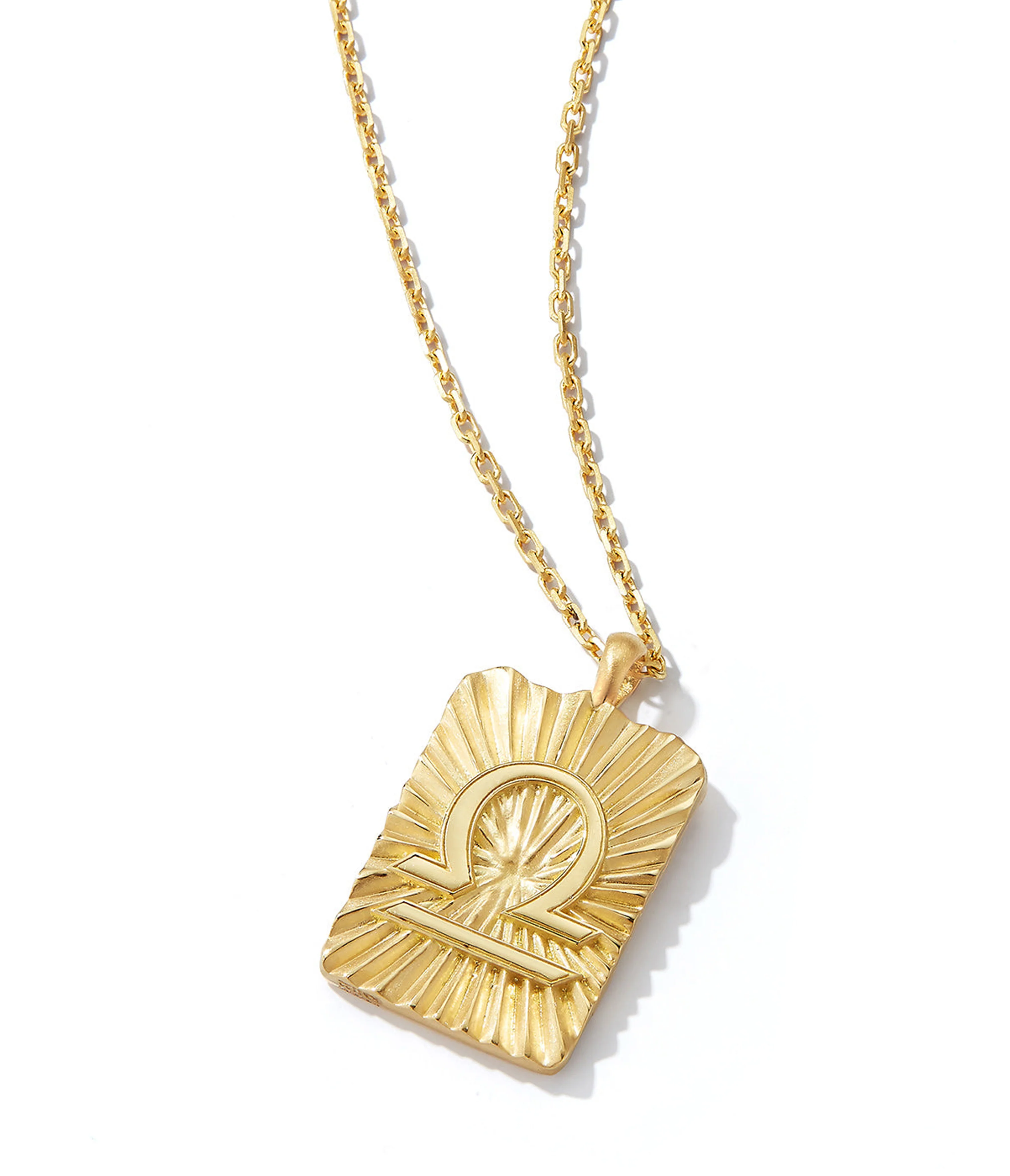 Libra Zodiac Pendant Necklace - Image 3