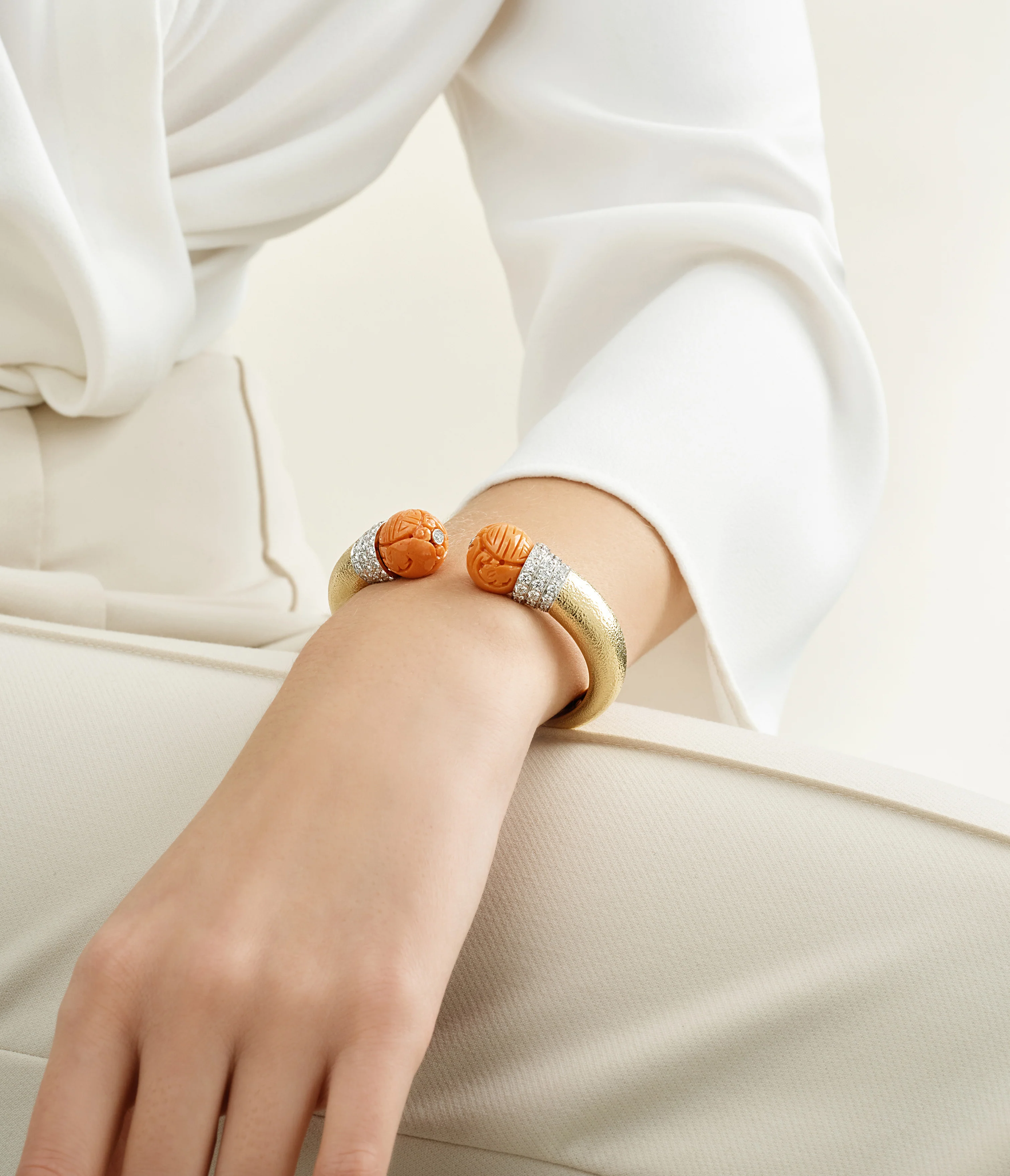 Magellan Cuff, Coral - Image 2