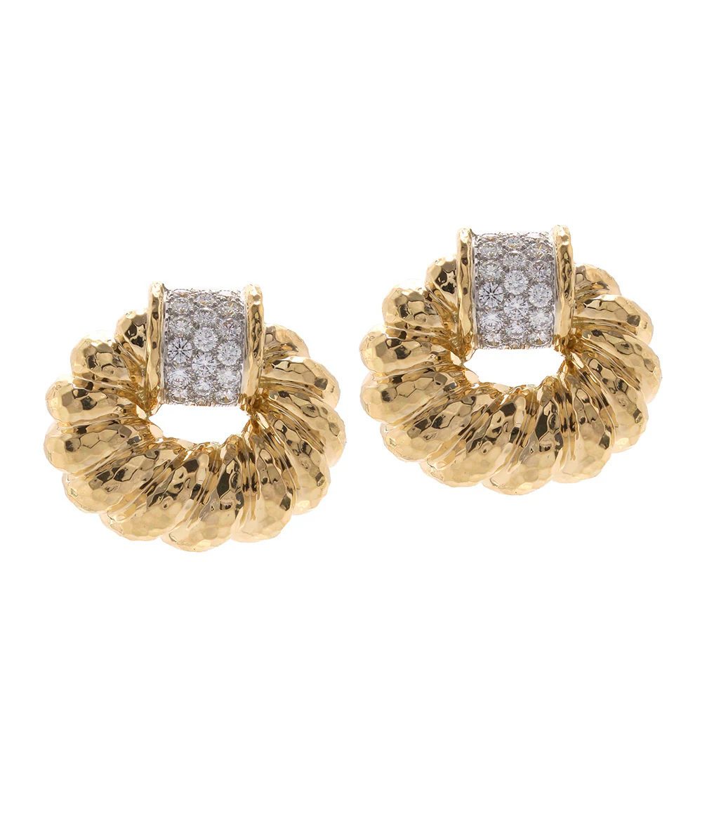 Oval Rope Earrings