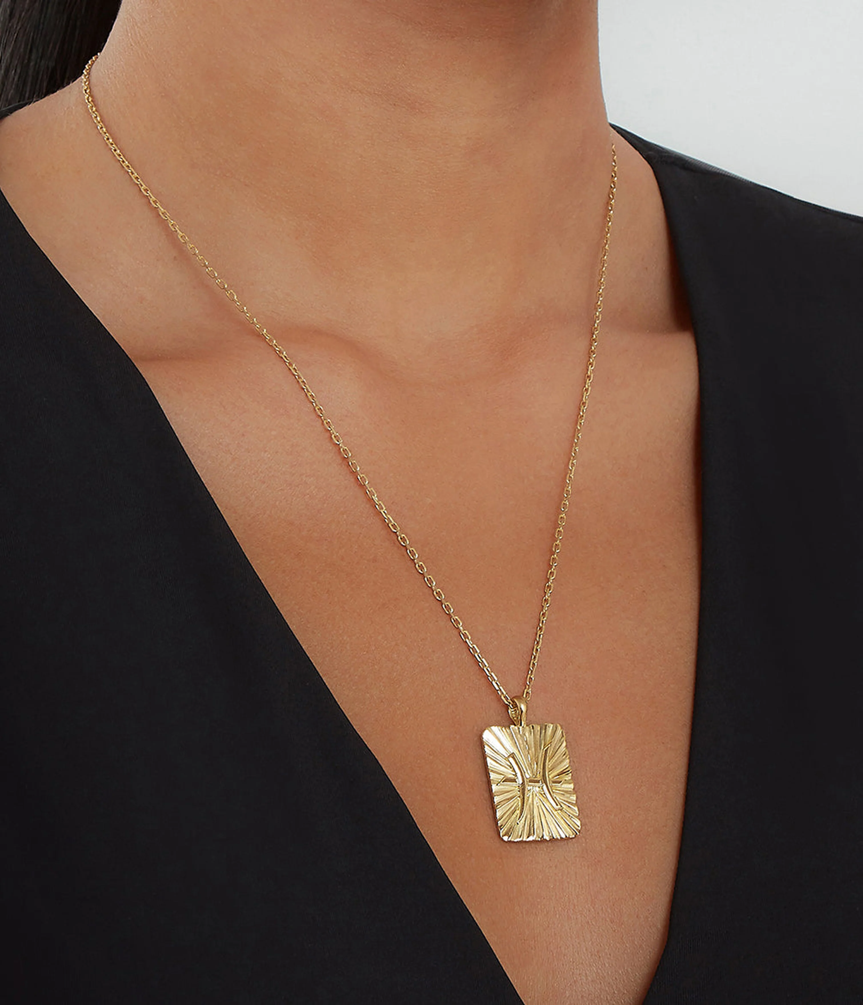 Pisces Zodiac Pendant Necklace - Image 5