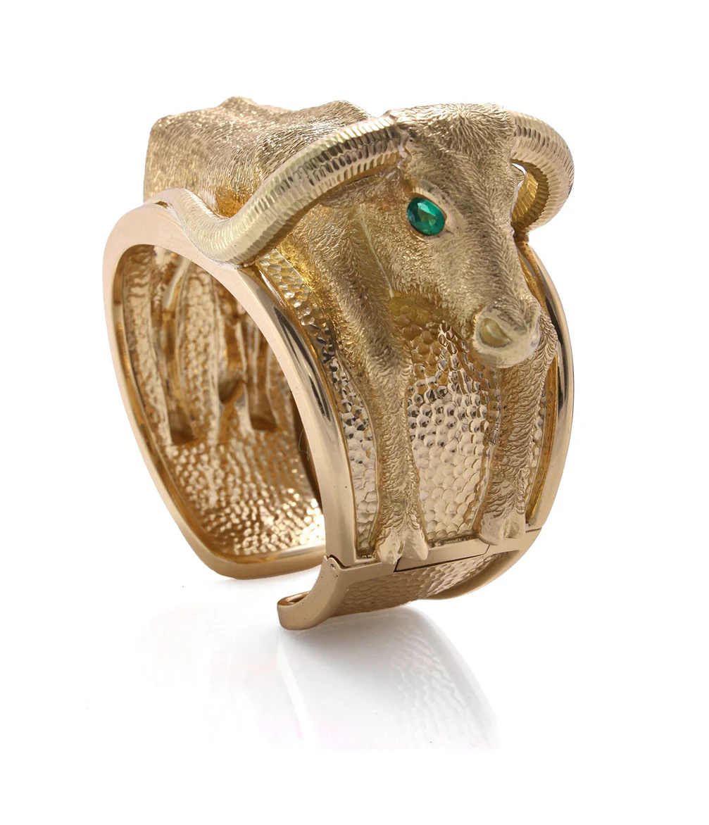 Repoussé Longhorn Cuff