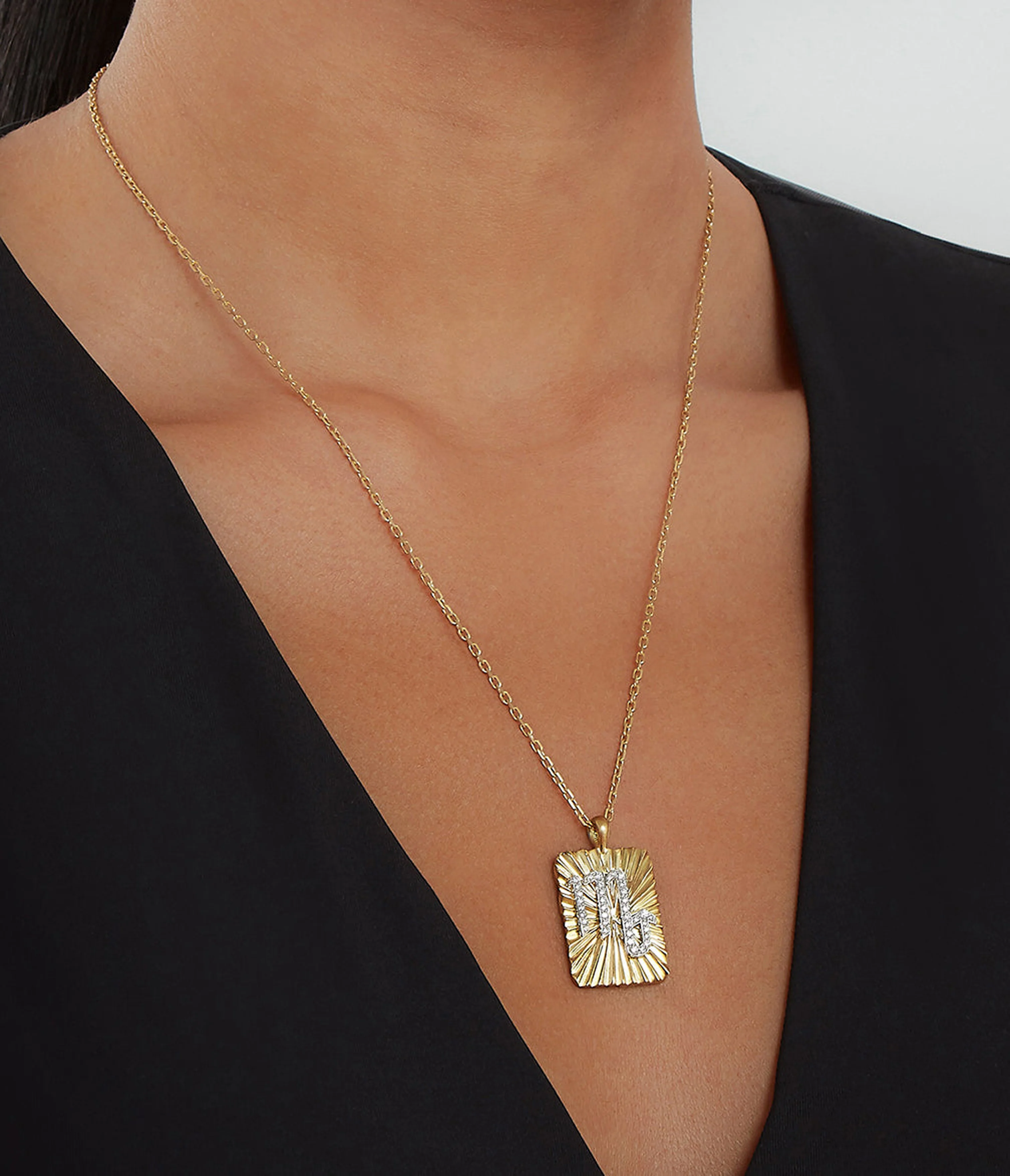 Scorpio Zodiac Pendant Necklace, Diamonds - Image 5