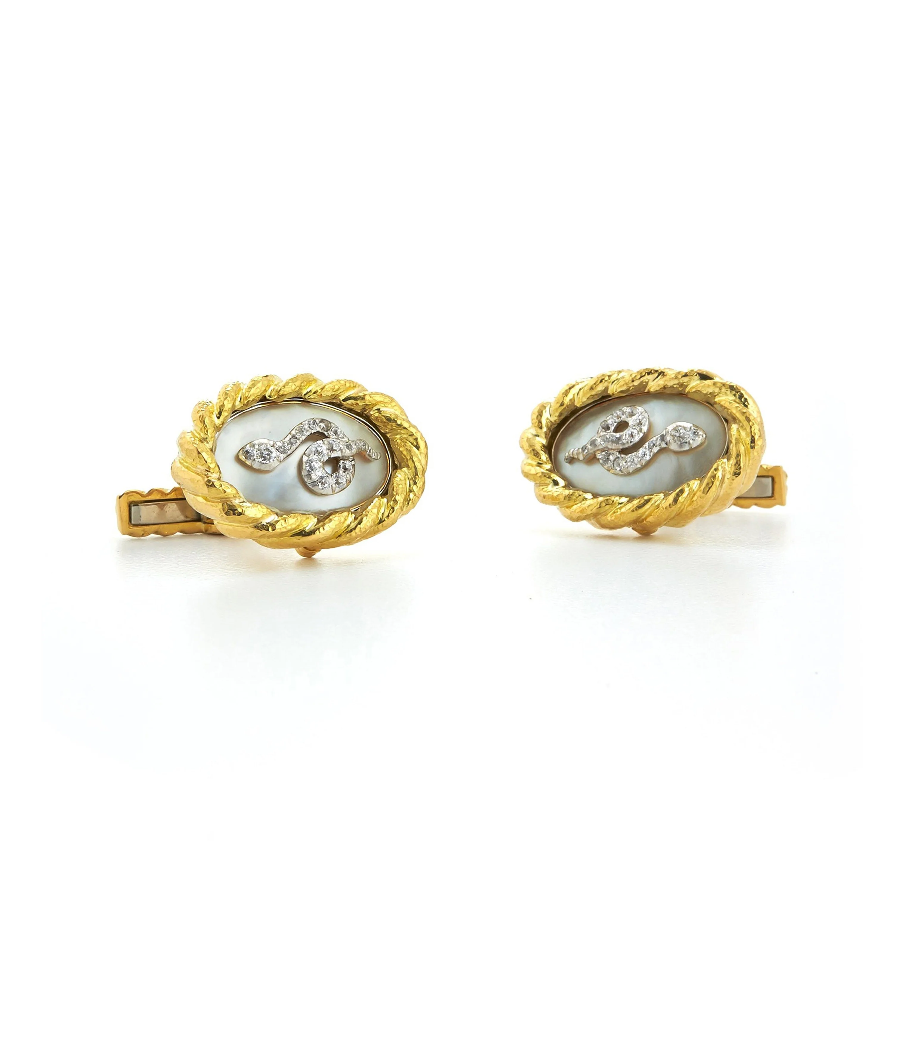 Snake Cuff Links