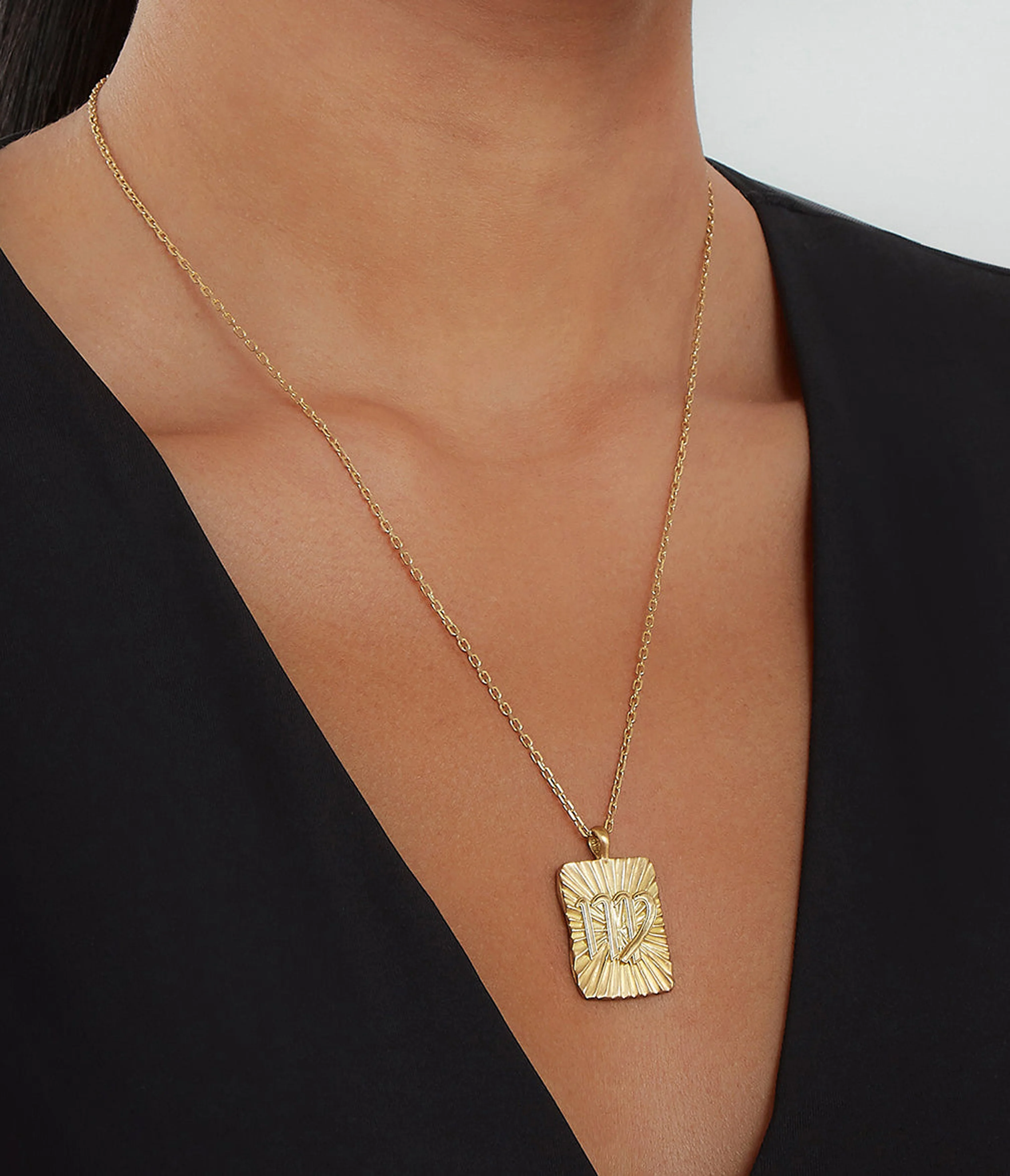 Virgo Zodiac Pendant Necklace - Image 5
